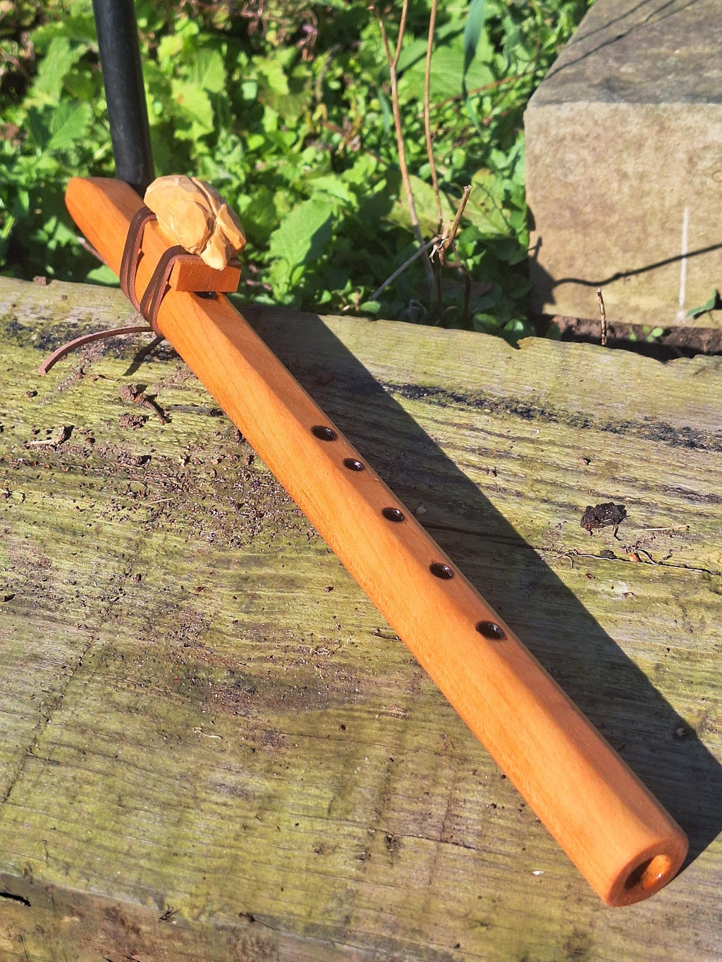 Handmade Cherry High Tone Native American Flute
