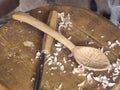 Handcarved wooden spoon