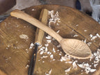 Handcarved wooden spoon
