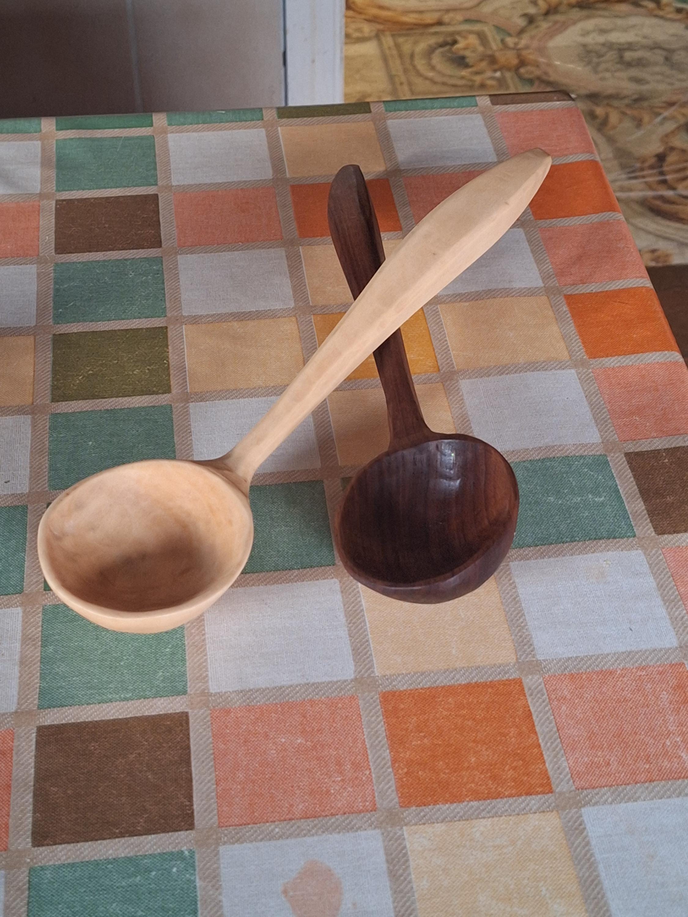 Handcarved Walnut Ladle