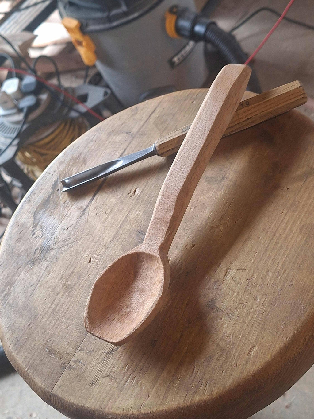 Handcarved Rustic Cooking Spoon