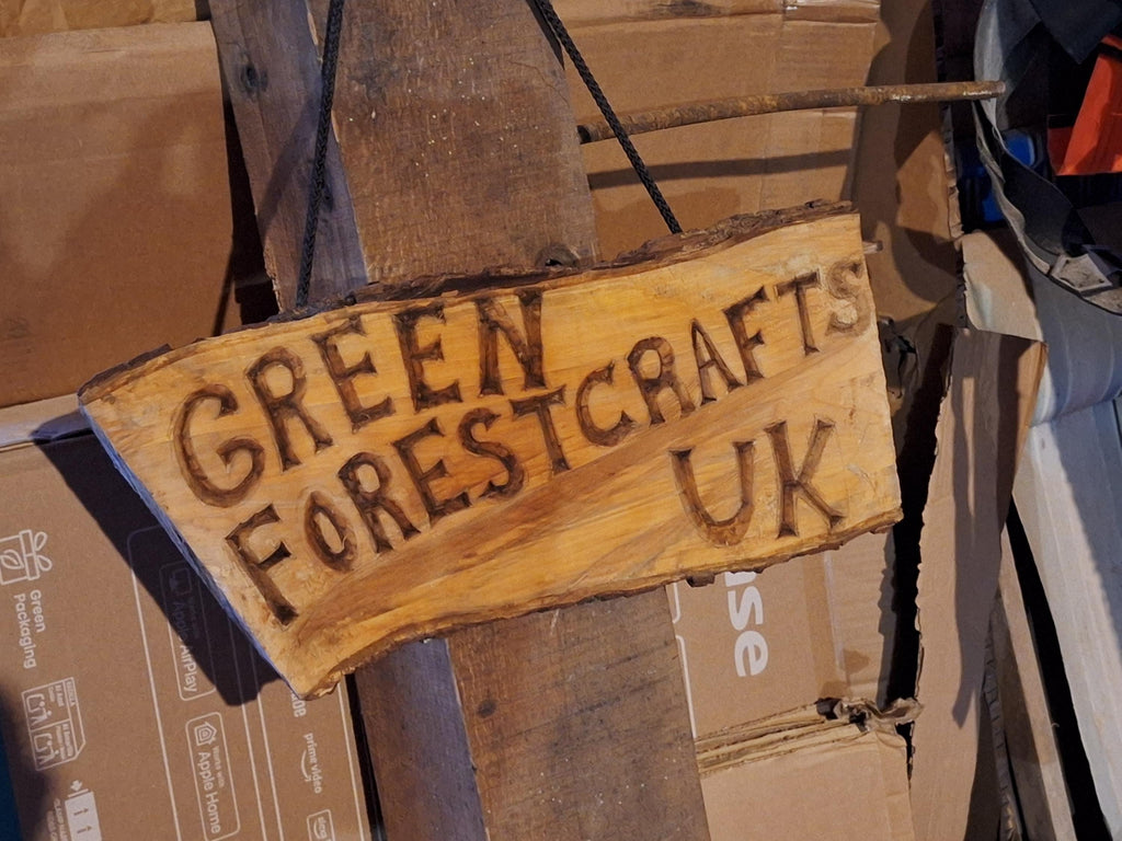 Custom Handcarved Natural Wood Signs