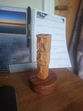 Wooden Fidget Desk Toy | Magnetic Tiki Head Design | For Adults And Kids