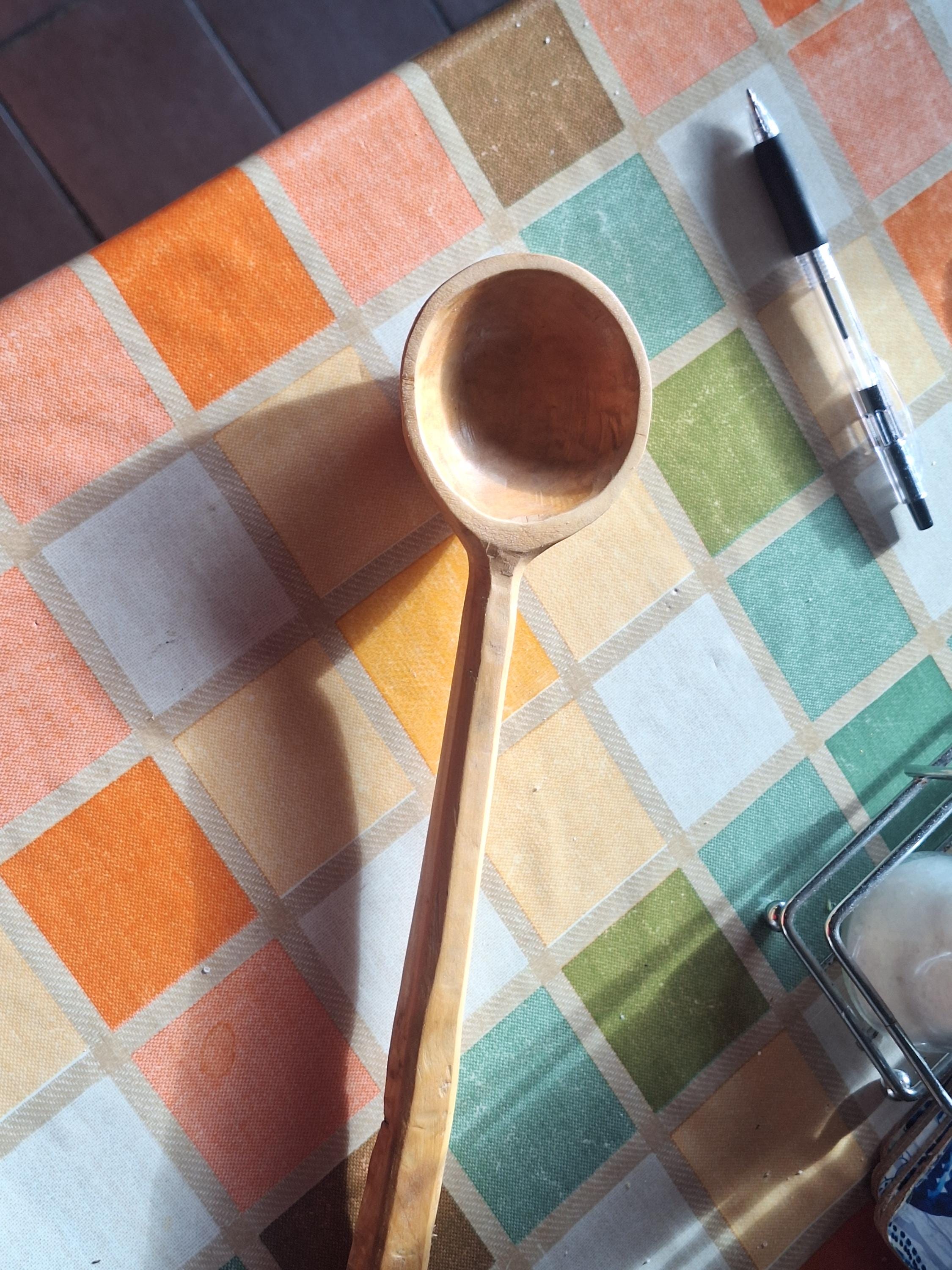 Handcarved Pearwood Spoon