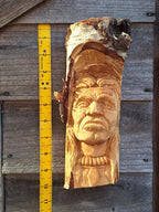 Handcarved Indigenous Man
