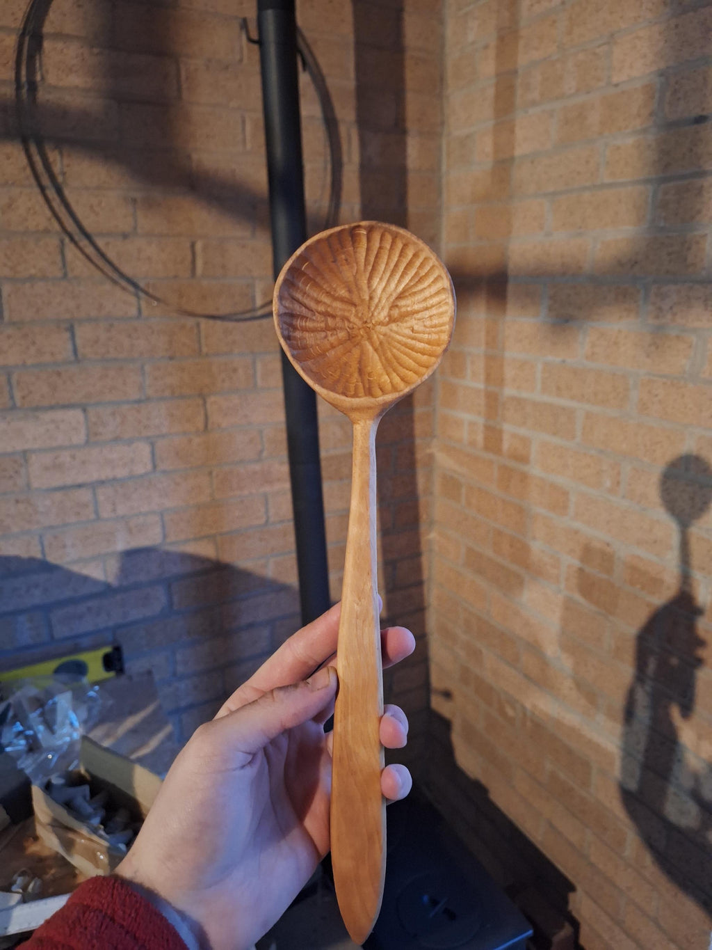 Handcarved Cherry Spoon
