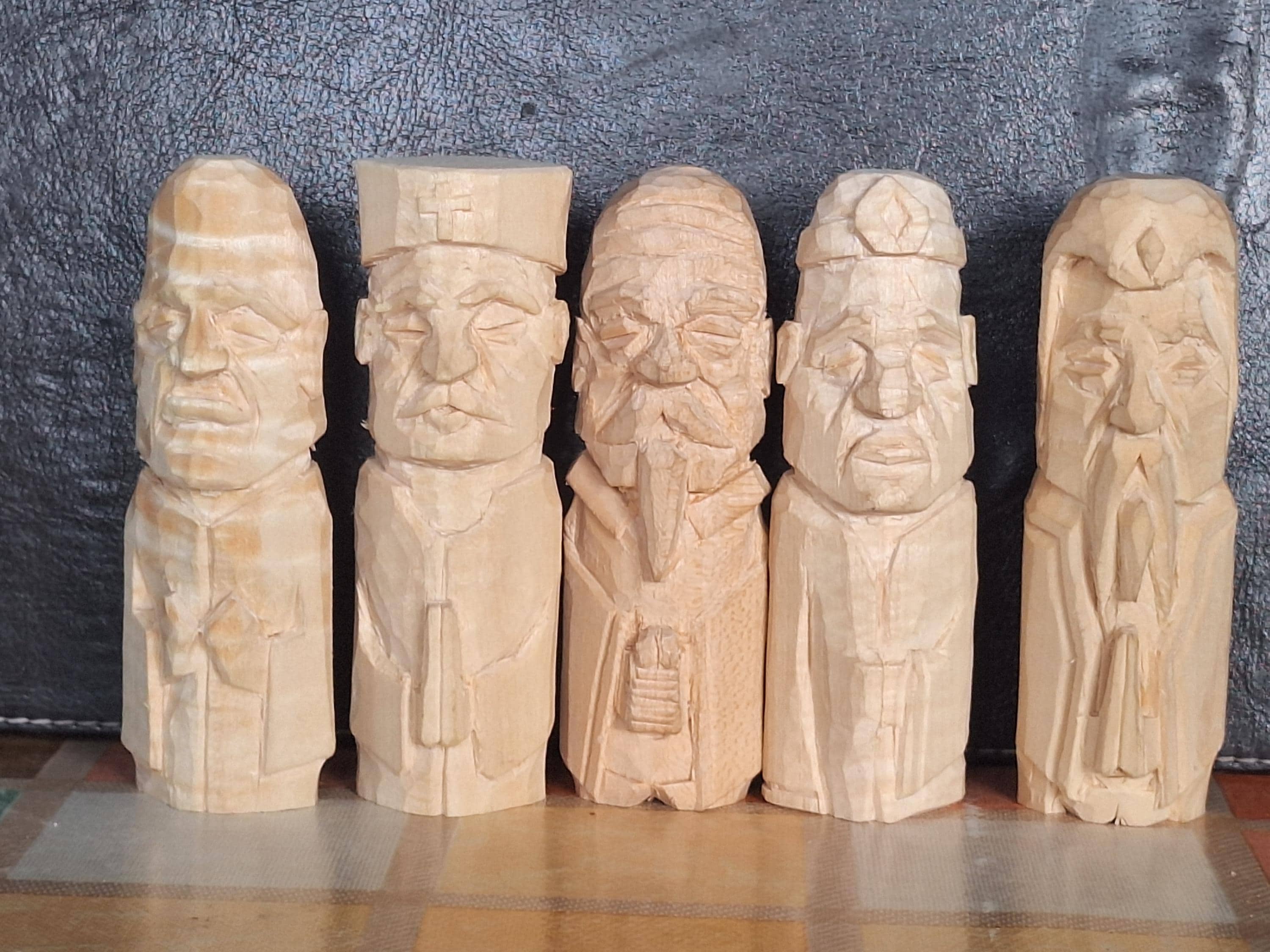 Handcarved Wooden Figures
