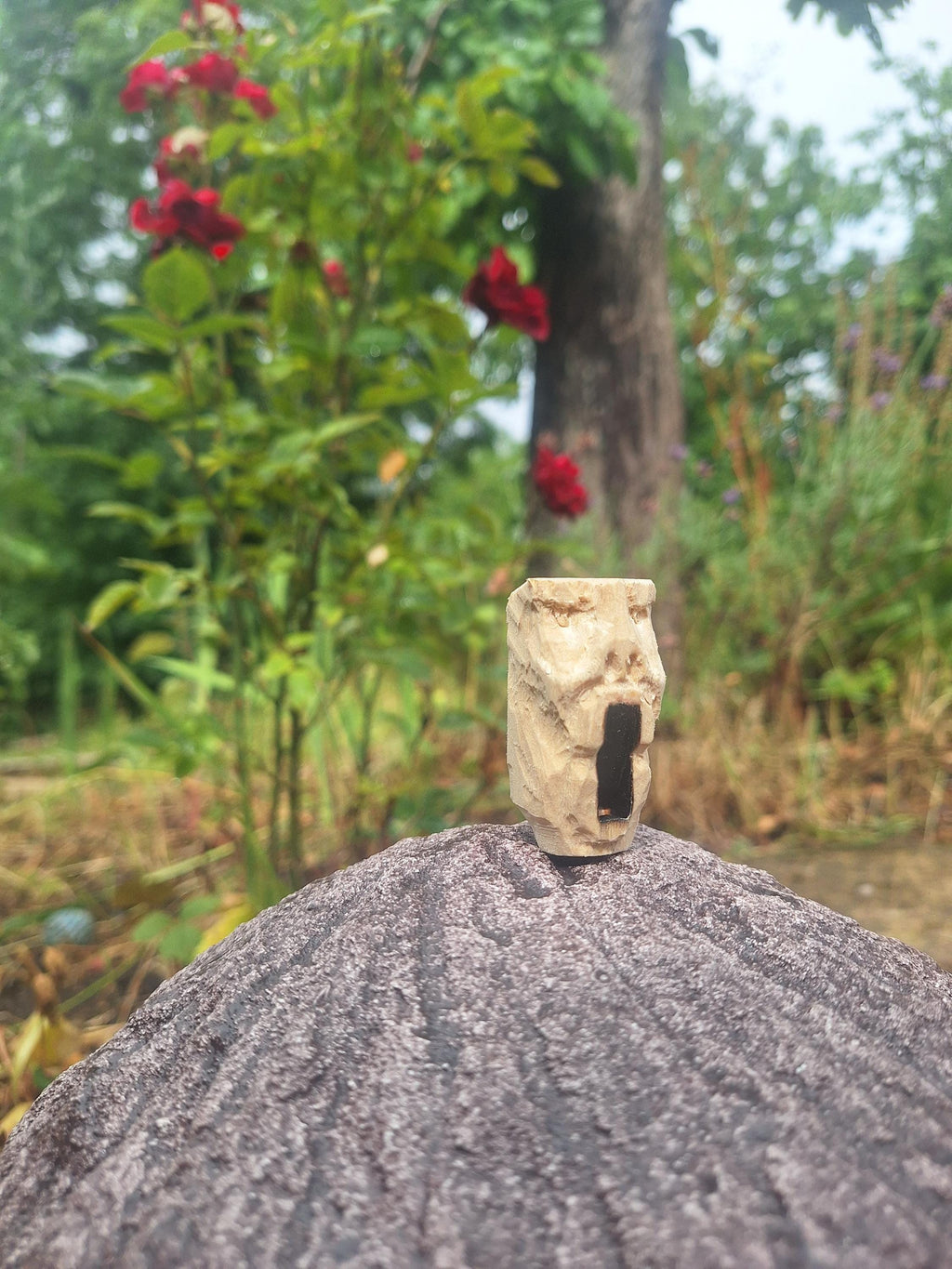 Handcarved Screaming Man Whistle