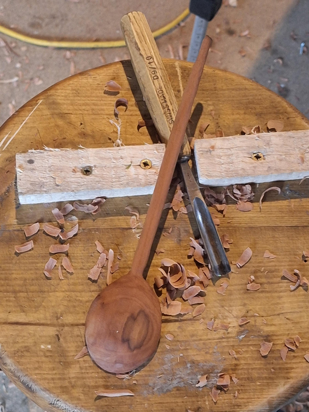 Handcarved Cherry Spoon