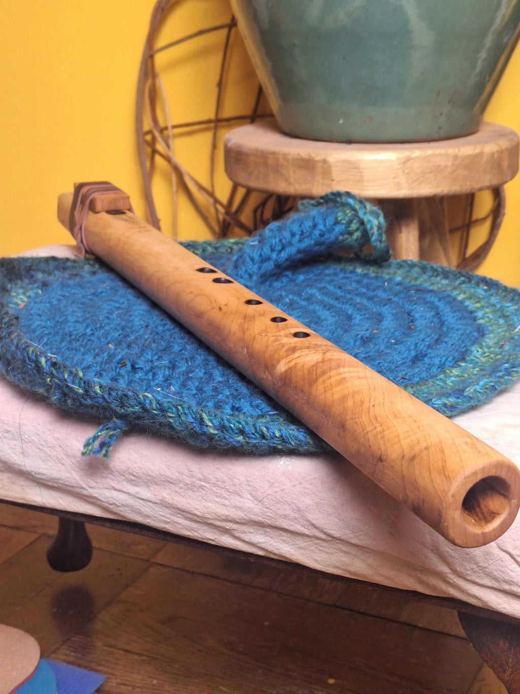 Maple Native American Low Earth Tone Flute