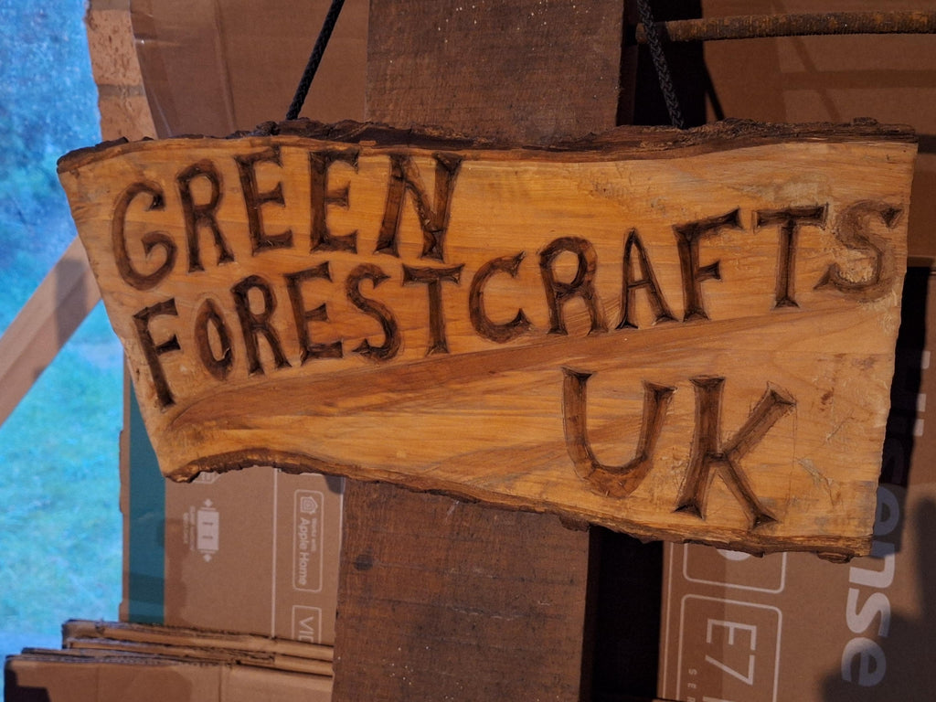 Custom Handcarved Natural Wood Signs