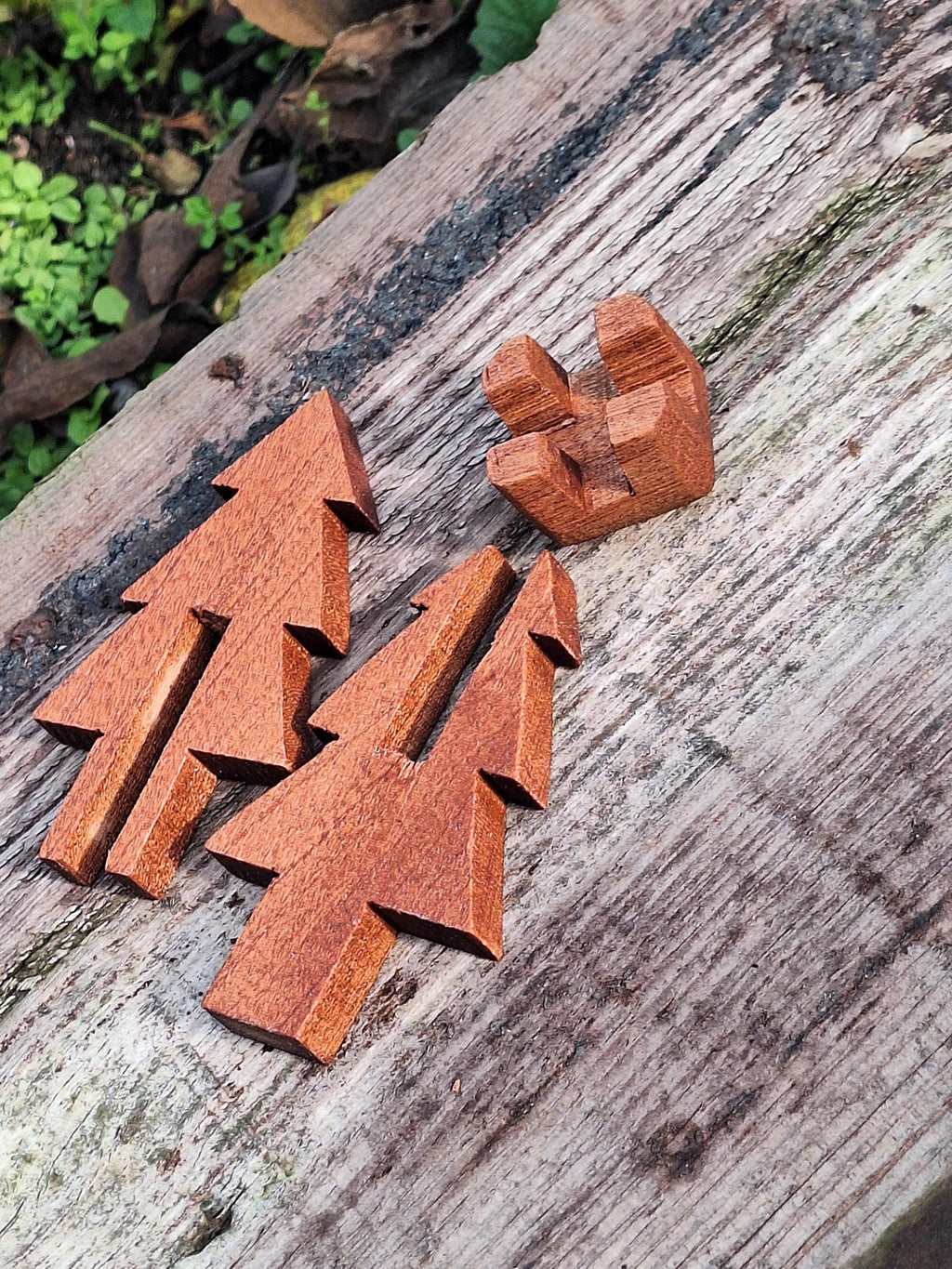 Wooden Christmas Tree Baby Puzzle