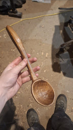 Handcarved Walnut Ladle