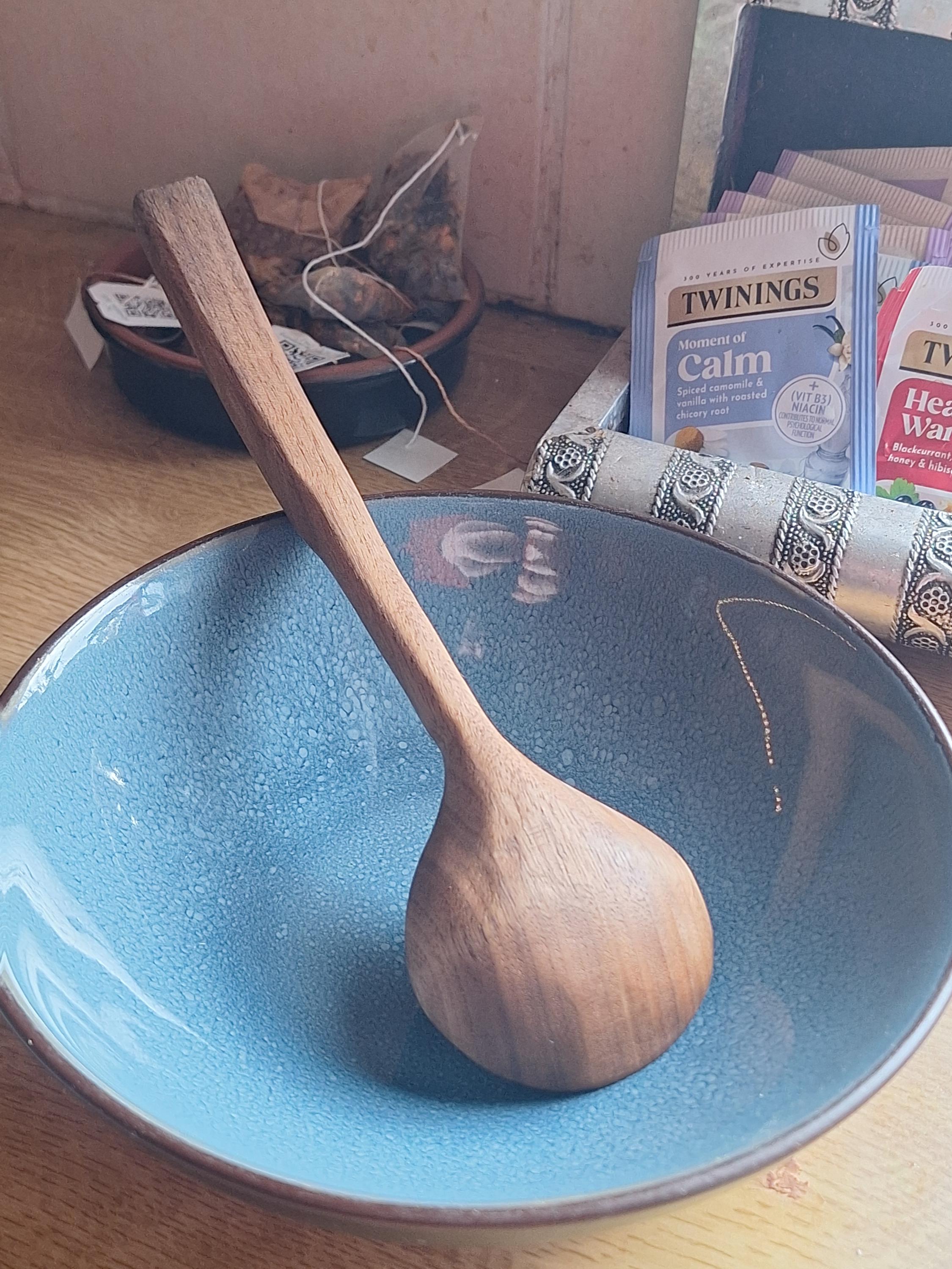 Handcarved Walnut Spoon