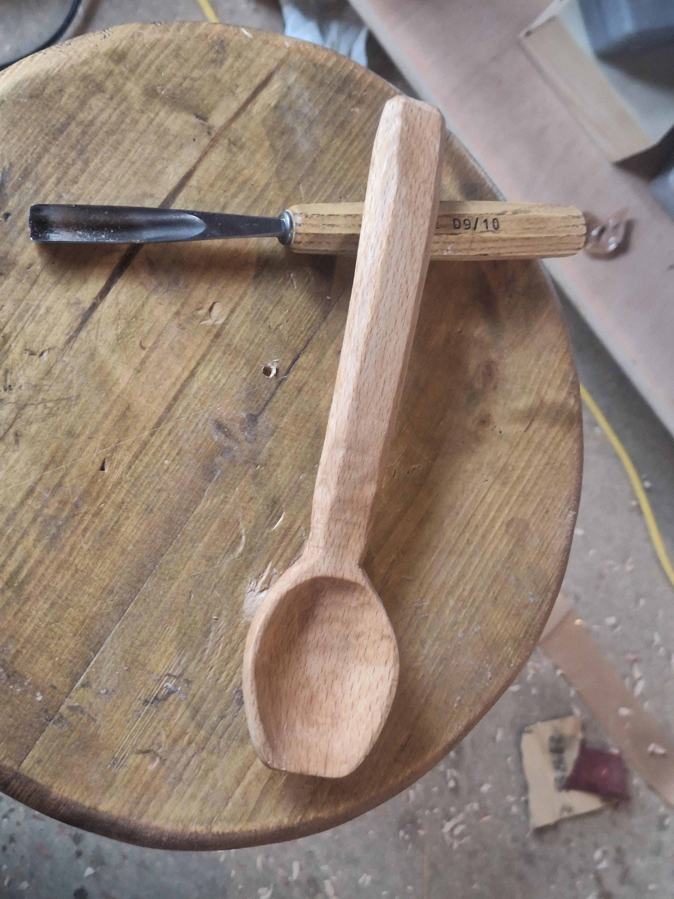 Handcarved Rustic Cooking Spoon
