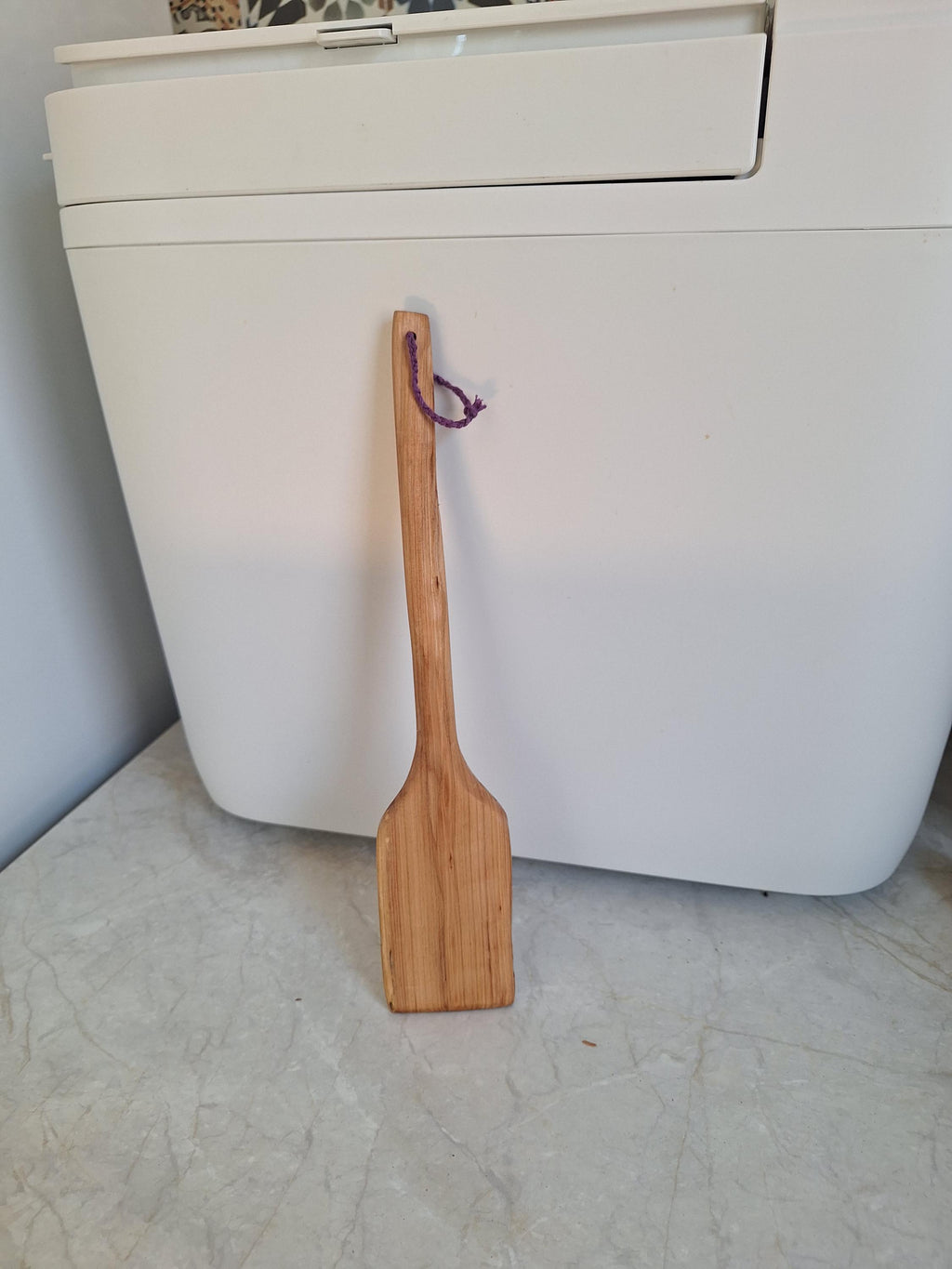 Handcarved wooden spatula