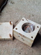 Wooden Block Secret Hiding Place