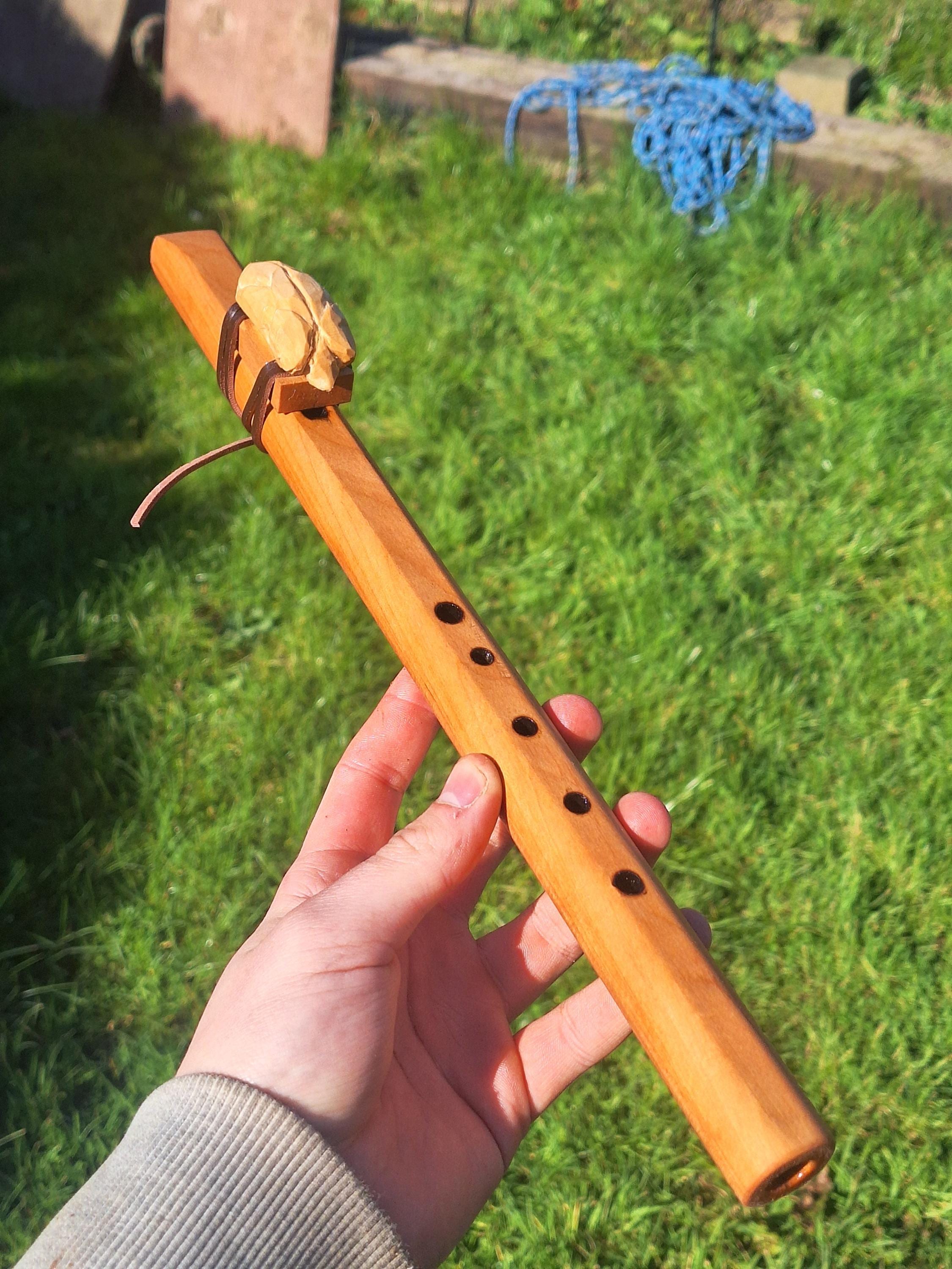 Handmade Cherry High Tone Native American Flute