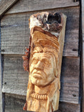 Handcarved Indigenous Man