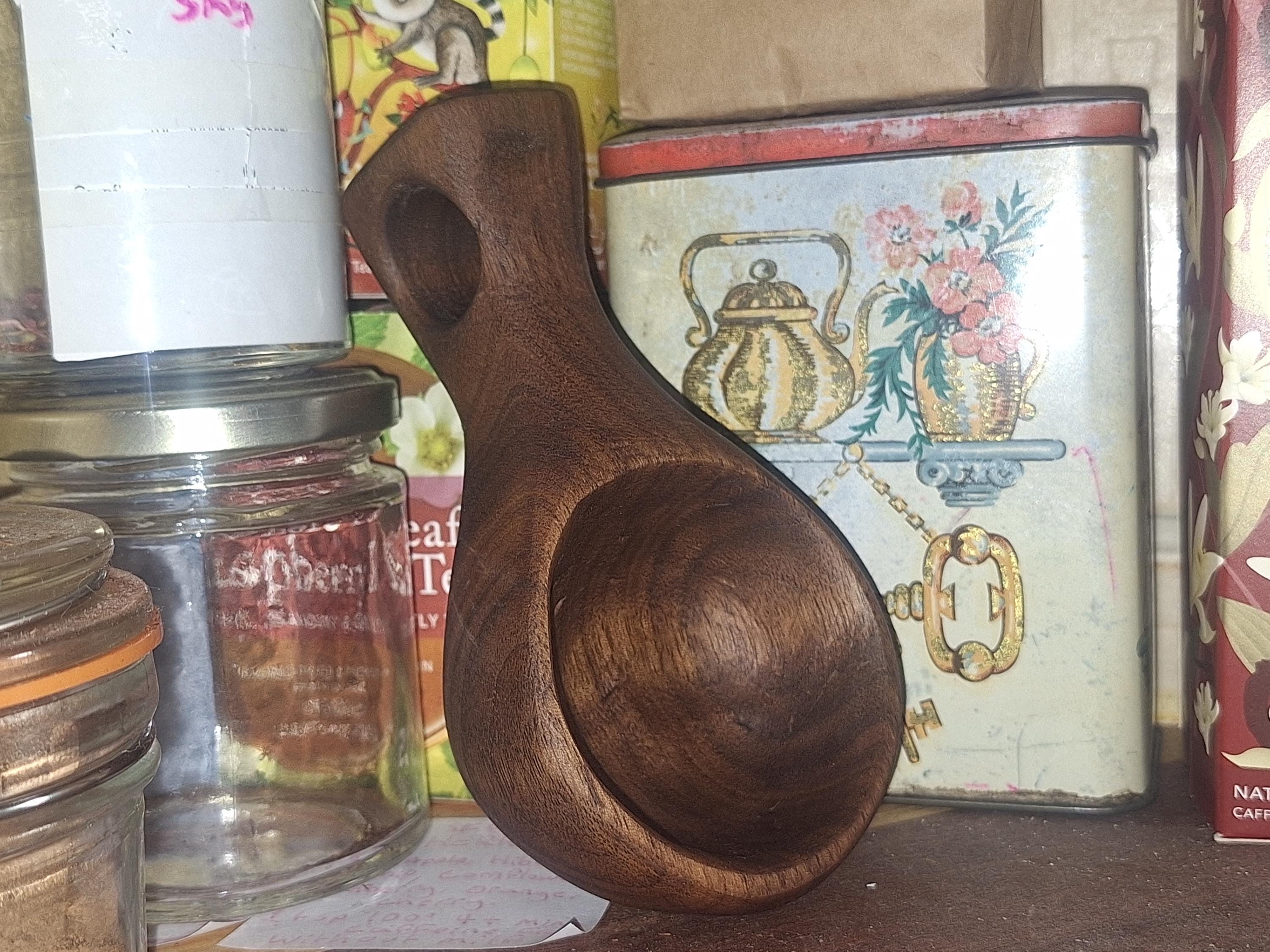 Handcarved Walnut Kuksa Cup