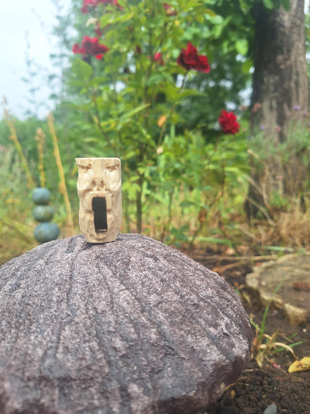 Handcarved Screaming Man Whistle