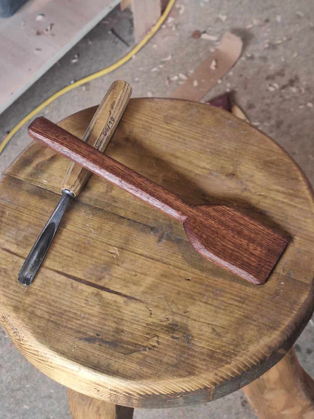 Handcarved Wooden Spatula