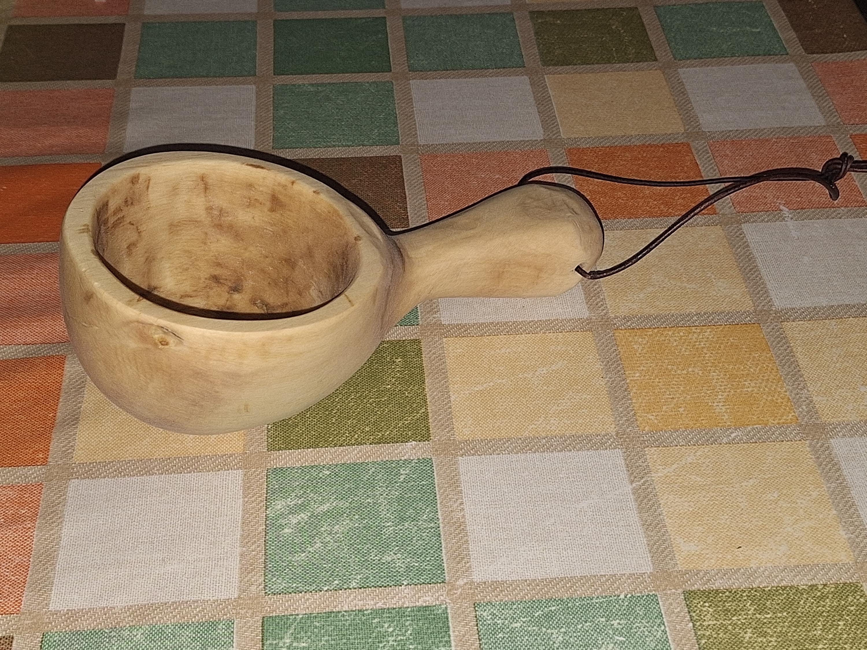 Handcarved Pearwood Kuksa Cup