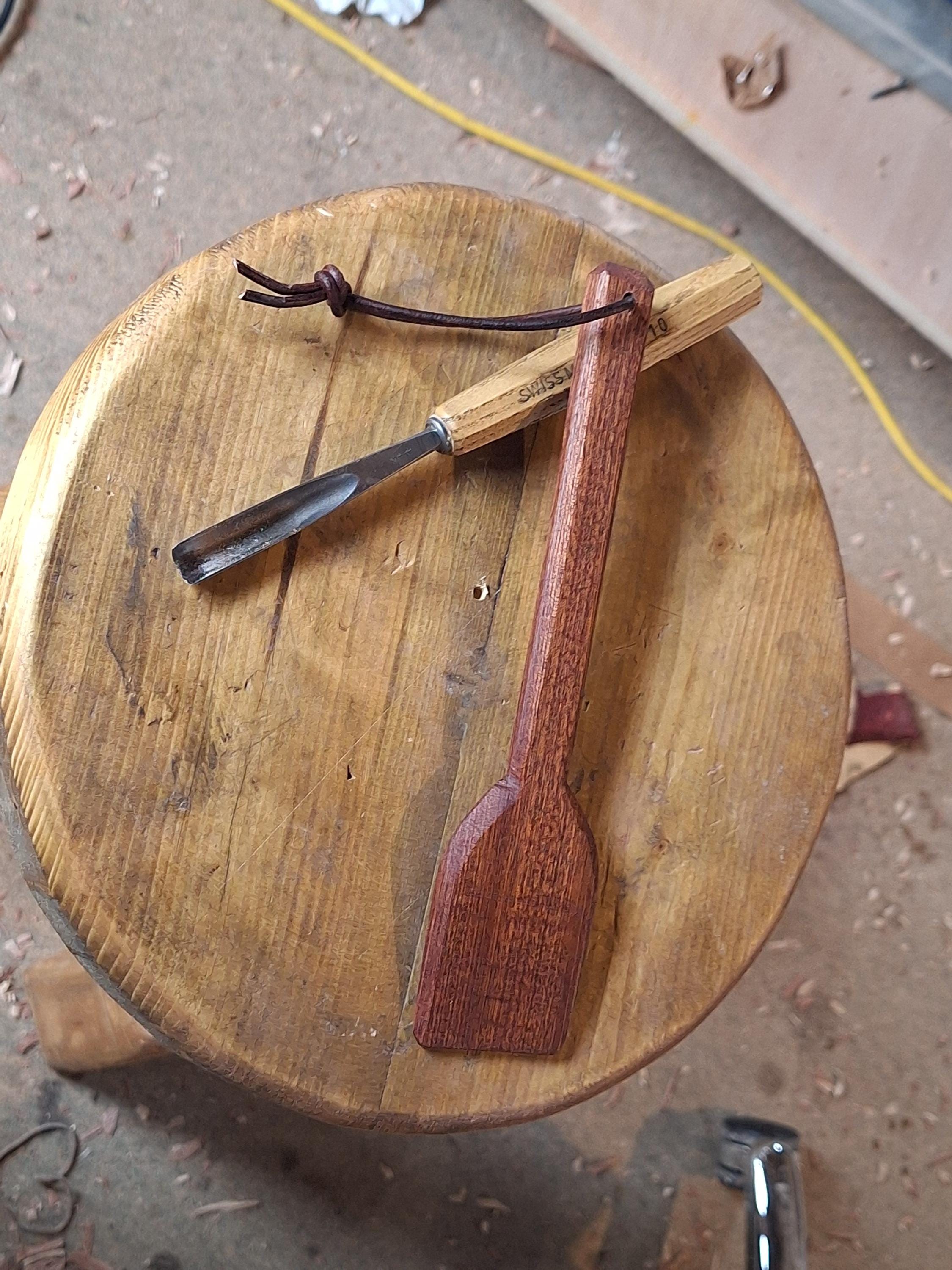 Handcarved Wooden Spatula