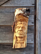 Handcarved Indigenous Man