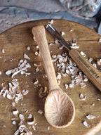 Handcarved wooden spoon