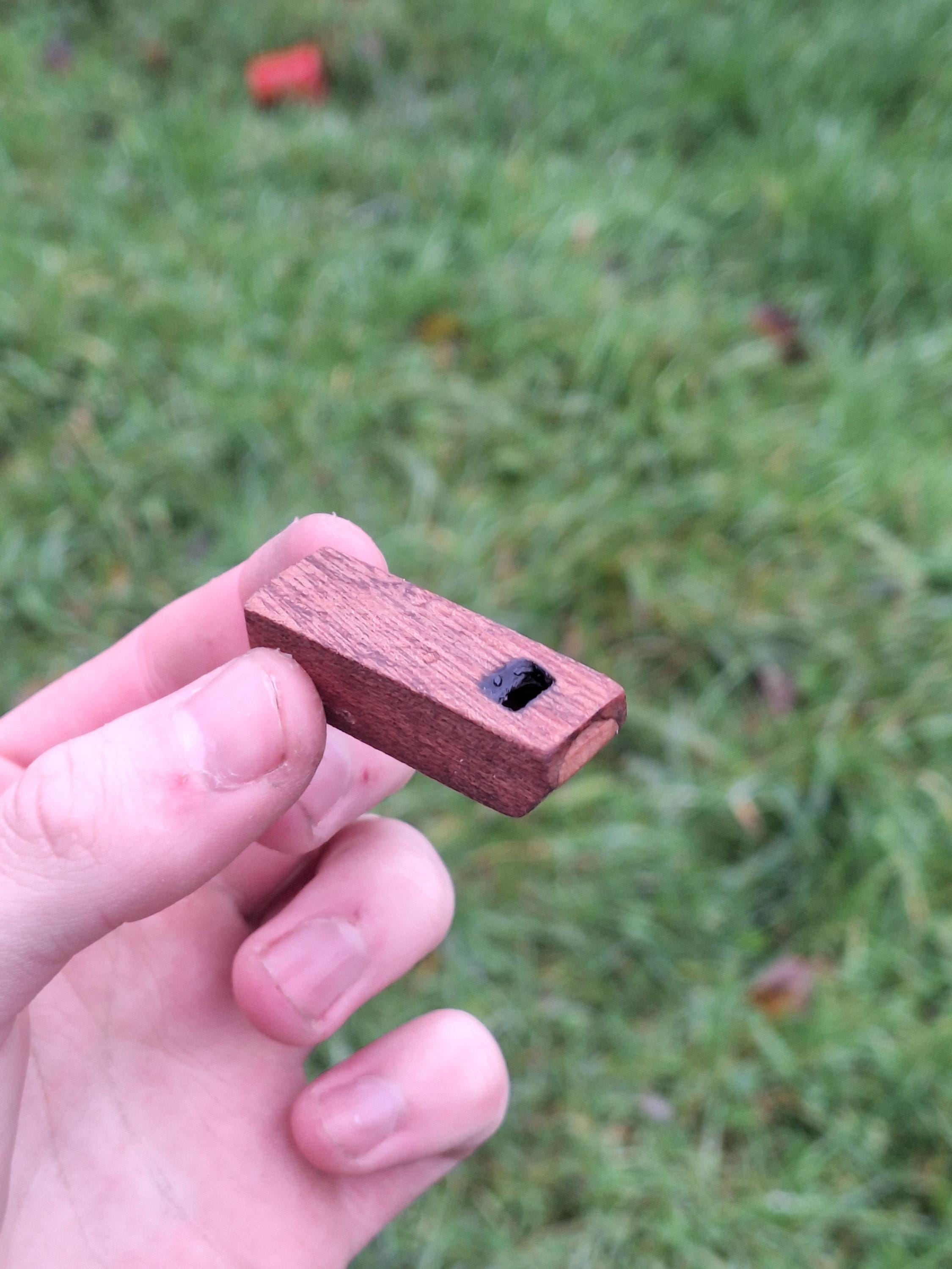 Loud Wooden Keychain Whistle